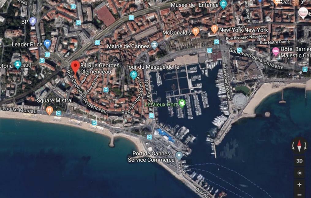 Appartement Cannes Bord De Mer Bagian luar foto