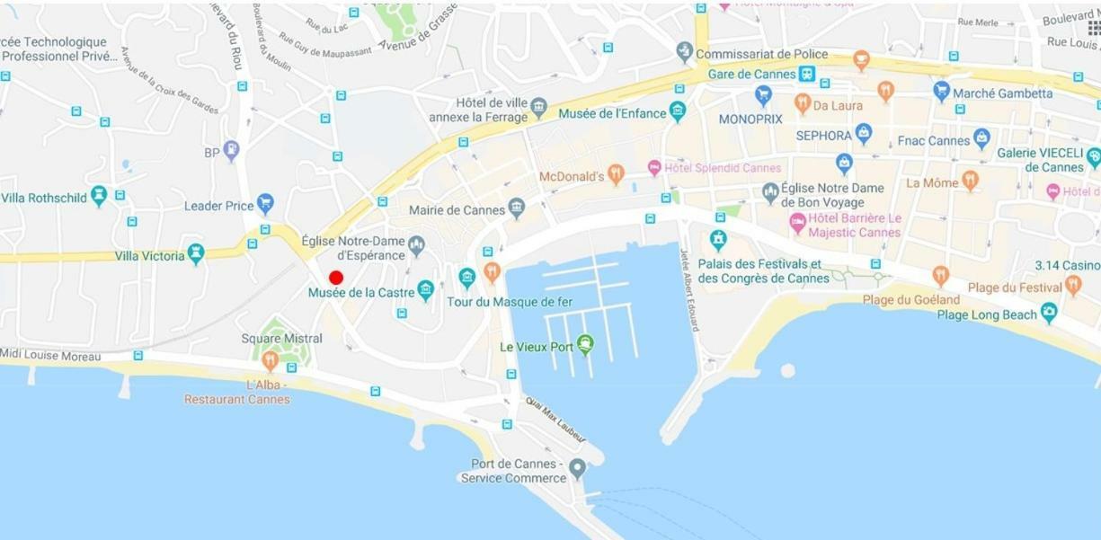 Appartement Cannes Bord De Mer Bagian luar foto